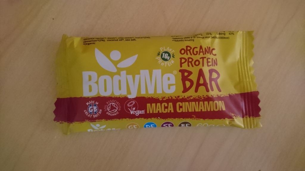 BodyMe Organic Protein Bar Maca Cinnamon 