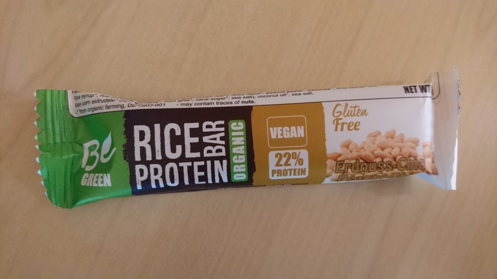 Be green Rice Protein Bar Peanut Chia